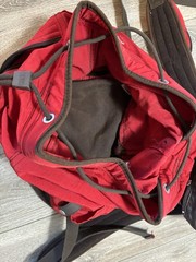 Vintage Hedgren Outdoor Gear Red Nylon Backpack Hiking Travel Pack