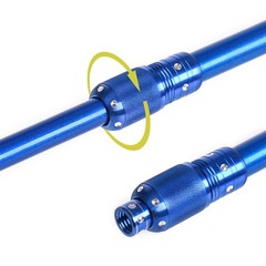 55 – 95cm Telescopic Aluminum Baiting Throwing Stick Handle With 2 Baiting SWAH