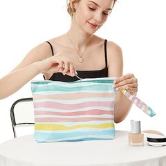 Fokongna Wet Dry Bag – Waterproof Travel Bag, Large Zipper Pouch for OceanSea