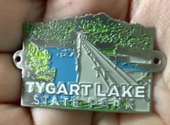 Tygart Lake Water State Park West Virginia Hiking Staff Stick Medallion NEW WV