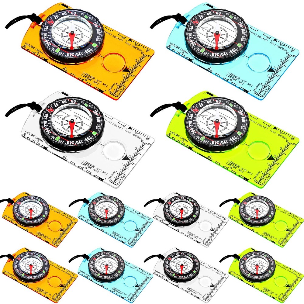 Orienteering Compass Hiking Compass Outdoor Navigation Survival Compass Water…