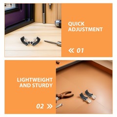 8Pcs Walking Stick Lock Replacement Nylon Clip with Stable External Lock Handle
