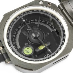 Pocket Transit Army Geology Compass for Outdoor Hiking Camping Survival Marching