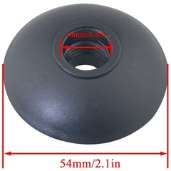 8 PCS Black Round Hiking Cane Basket Replacement Accessory Plastic Portable