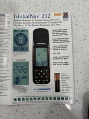 Lowrance GLOBALNAV 212 GPS Hunting Camping Compact Navigational Handheld