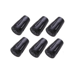 Replacement Rubber Tips for Walking Sticks, Trekking 6pcs Walking Stick Tips