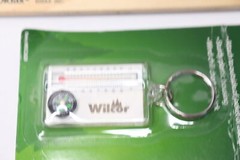 Wilcor Zipper Pull Thermomter Compass Wholesale Lot MSC2620