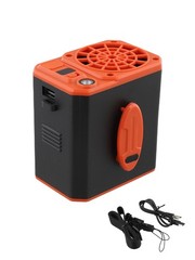 2400mAh Hanging Waist Fan with Power Bank LED Light Three Speed Cooling Device