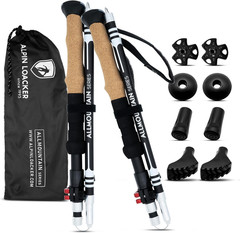 Collapsible Trekking Poles for Hiking I Carbon or Aluminum Hiking Poles Ultra…