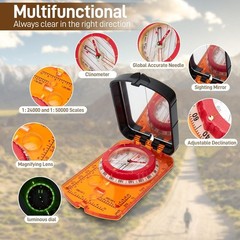 Finest Mirror Compass Outdoor Navigation – Alternative