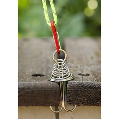 AYXSEE Outdoor Tent Pegs 11 x 3.3cm and 11 x 4.5cm Aluminum Stainless Steel Red