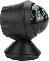 Boat Compass, Black Electronic Adjustable Ball Night Vision Compass for Marine N