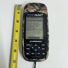 LOWRANCE FINDER HUNT GPS+WASS RECEIVER REAL TREE CAMO + CD Software