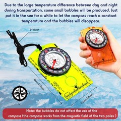 Orienteering Compass Hiking Compass Outdoor Navigation Survival Compass Water…