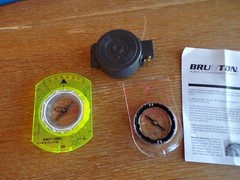 Lot of 3 Compasses For Hiking, Camping: Brunton, Coleman Lensatic, Suunto
