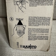 Vintage Suunto A 1000 360 Baseplate Compass New Sealed Hiking Scouting Finland