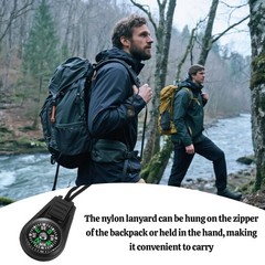 110 Pcs Mini Survival Compass Outdoor Camping Hiking Pocket Compass Mini Comp…