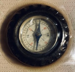 Vintage Pass-Timer Tire Compass Seeburg Pic-A-Pac on Original Card