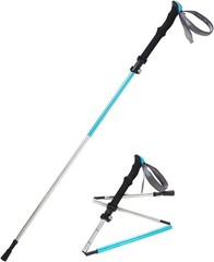 Folding 7075 Aluminum Alloy Travel Walking Hiking Trekking Pole, 1 Pack, Lake