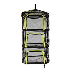 4 Tier Hanging Drying Net Rack for Herbs with Portable Storage Carry Bag