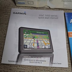 Garmin Nüvi 1450 Auto GPS – Bundle 12v Charging Cable New Suction Base/See Video