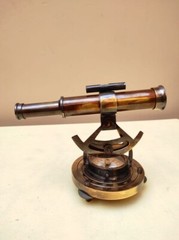 Antique Nautical Desktop Brass Telescope with Compass Beutiful Home Office Hotel