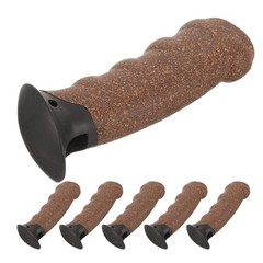 6Pcs Comfortable Cork Handle Grips for Trekking Poles and Skiing Accessories