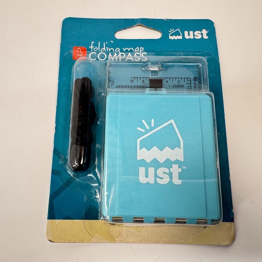 UST Folding Map Compass for Outdoor Navigation Compact NEW