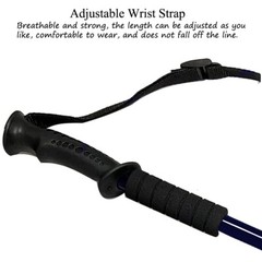 2X Trekking Poles Nordic Walking Sticks Adjustable Anti-shock Hiking Alpenstock