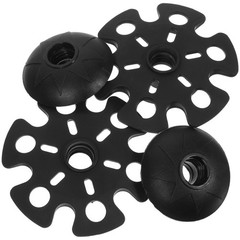 4Pcs Reusable Rubber Trekking Pole Accessories for Mud Snow Waterproof