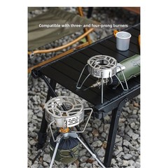 Stainless Steel Wind Barrier Ring for Portable Stove Heat Optimization