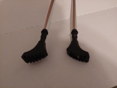 Nordic Walking Sticks Adjustable Locks Expandable To 54 Lightweight Trekking