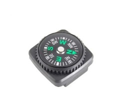 Slide on 20MM Watch Wrist Band Strap Compass Outdoor Waterproof Survival Gadget