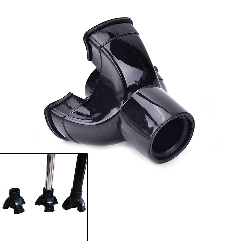 Walking Stick Cane Crutch Pad Rubber Heavy Duty Ferrule End Bottom 19mm BLRC HB