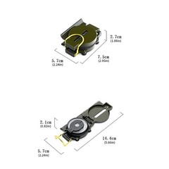 Folding Lens Compasses Precise Navigation Expedition Tool for Outdoor