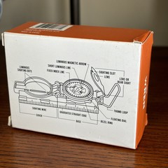 Wren Military Compass With Floating Luminous Dial Rugged Metal Case New In Box