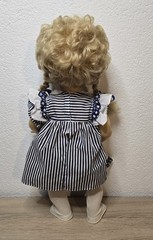 Cute plastic doll Schildkröt Doll 50 cm sleeping eyes collector vintage
