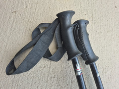 REI 7075 Aluminum Snow Shoe Poles 2 Section Telescopic Trekking Hiking Gear