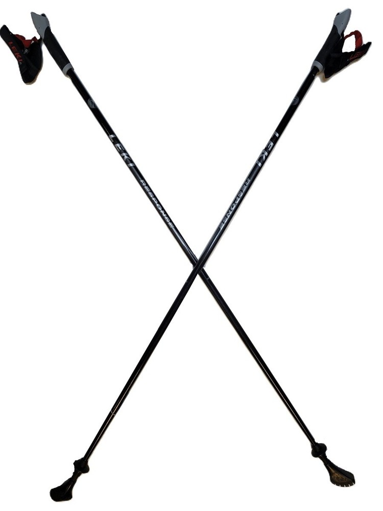 LEKI Nordic Walking Response Aluminum Series Black 135cm