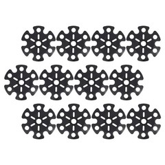12Pcs Outdoor Climbing Trekking Pole Covers Snowflake Disk Walking Stick Cover