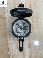 Pocket Transit Compass With Leather Case 100% Working Brass Brunton