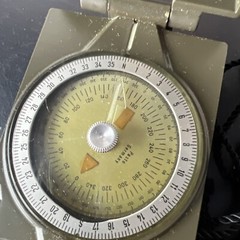 Vintage Army Green Pasto Germany Compass Prismatic Fluid Marching