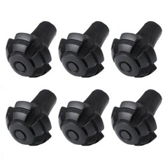 Hiking Pole Tips, Walking Stick Rubber Tips Trekking Poles 6Pcs Protectors Bo…
