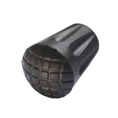 6Pcs Crutch Tips for Hiking Poles Anti-Skid Wear Resistant Black Material