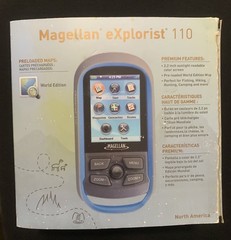 Magellan eXplorist 110 Handheld GPS Navigation World Edition Map Hiking G1