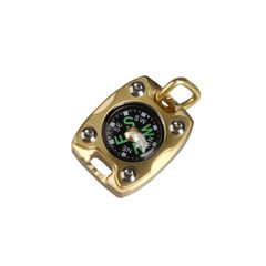 MecArmy CMP2, Brass, EDC Compass, With Fluorescence Glow and Beaded Chain used