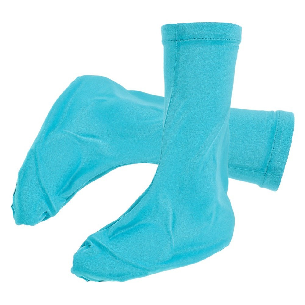 1 Pair Reusable Blue Outdoor Hiking Gaiters Elastic Lightweight Boot Covers