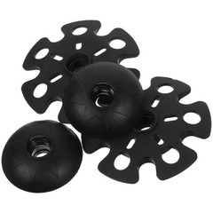 4Pcs Durable Rubber Climbing Trekking Pole Tips for Alpenstock Hiking
