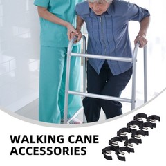 10pcs Walker Tube Crutch Walking Sticks Canes Clamps