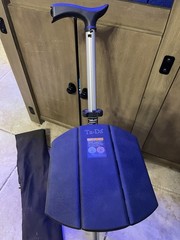 STEP2GOLD | Ta-Da Chair | Trekking Hiking Pole | Black | 33.4” |